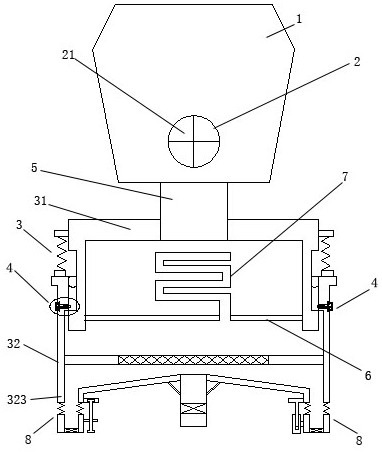 A floating adjustable self-priming respirator