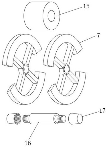 A wheel missing anti-skid and anti-fall stair climbing trolley