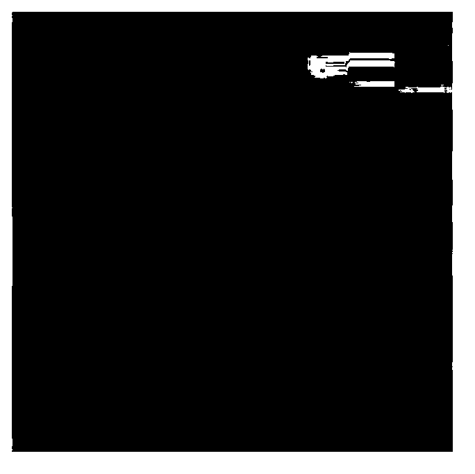 Image denoising method and device based on non-local mean value