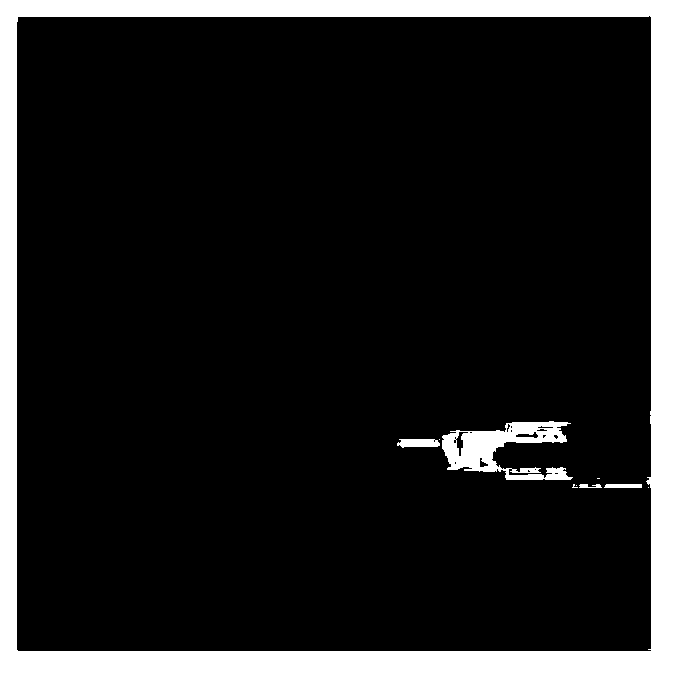 Image denoising method and device based on non-local mean value