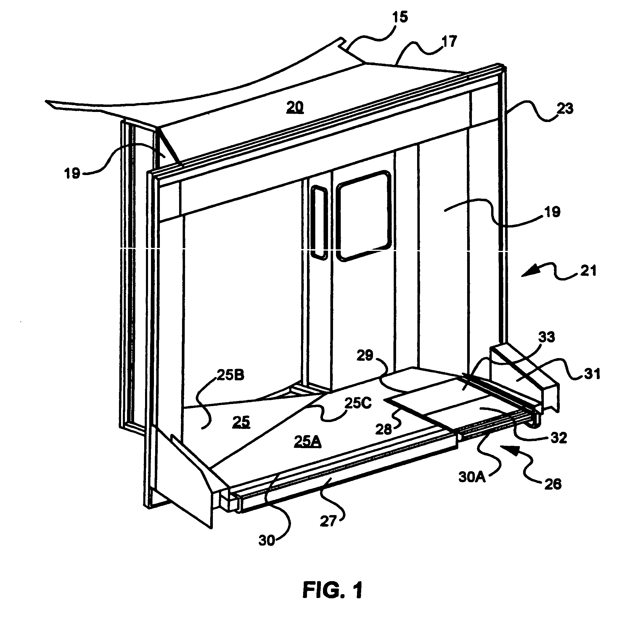 Adaptable cab floor engagement assembly for commuter and conventional jet aircraft