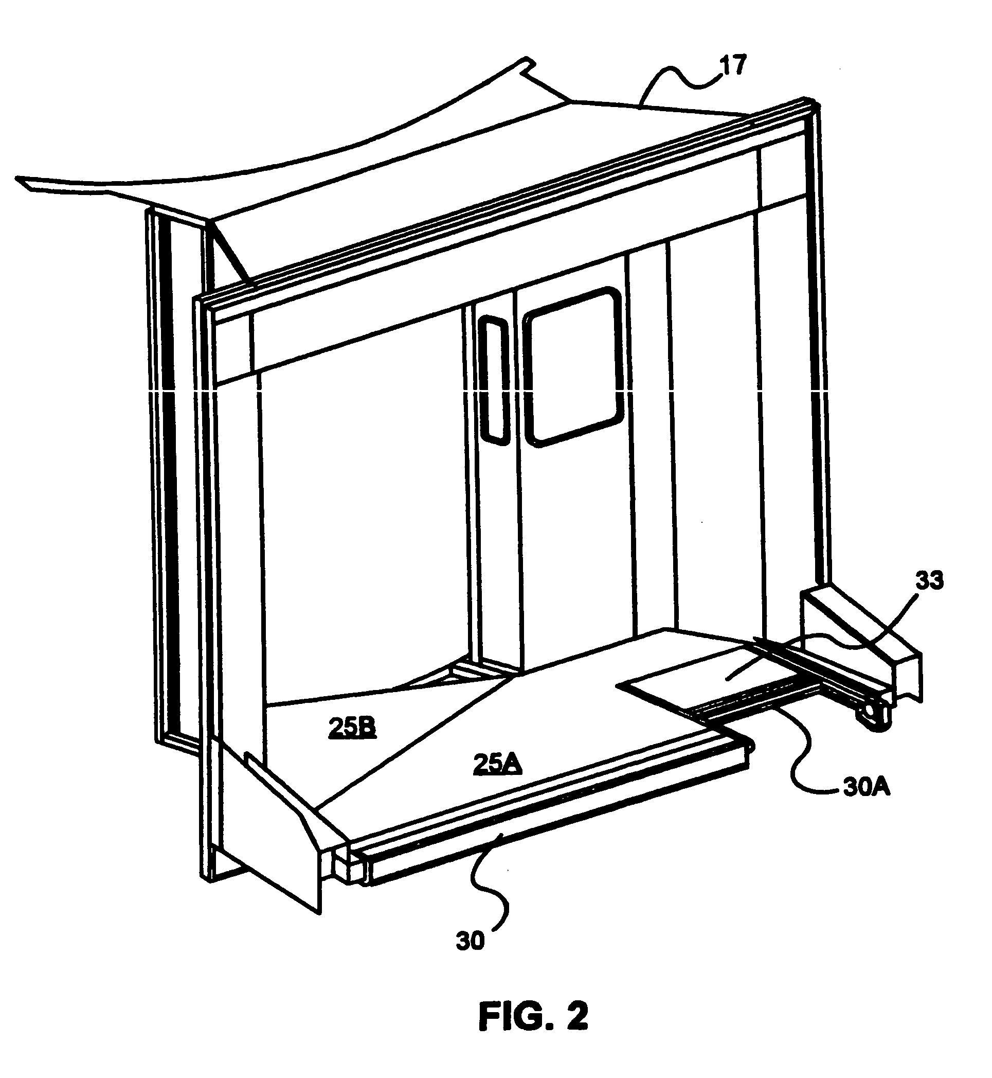 Adaptable cab floor engagement assembly for commuter and conventional jet aircraft