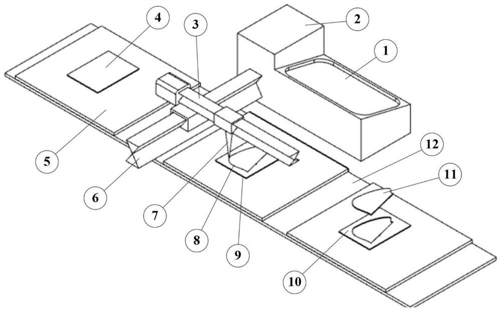 Metal foil numerical control cutting and gluing direct forming additive manufacturing equipment and method