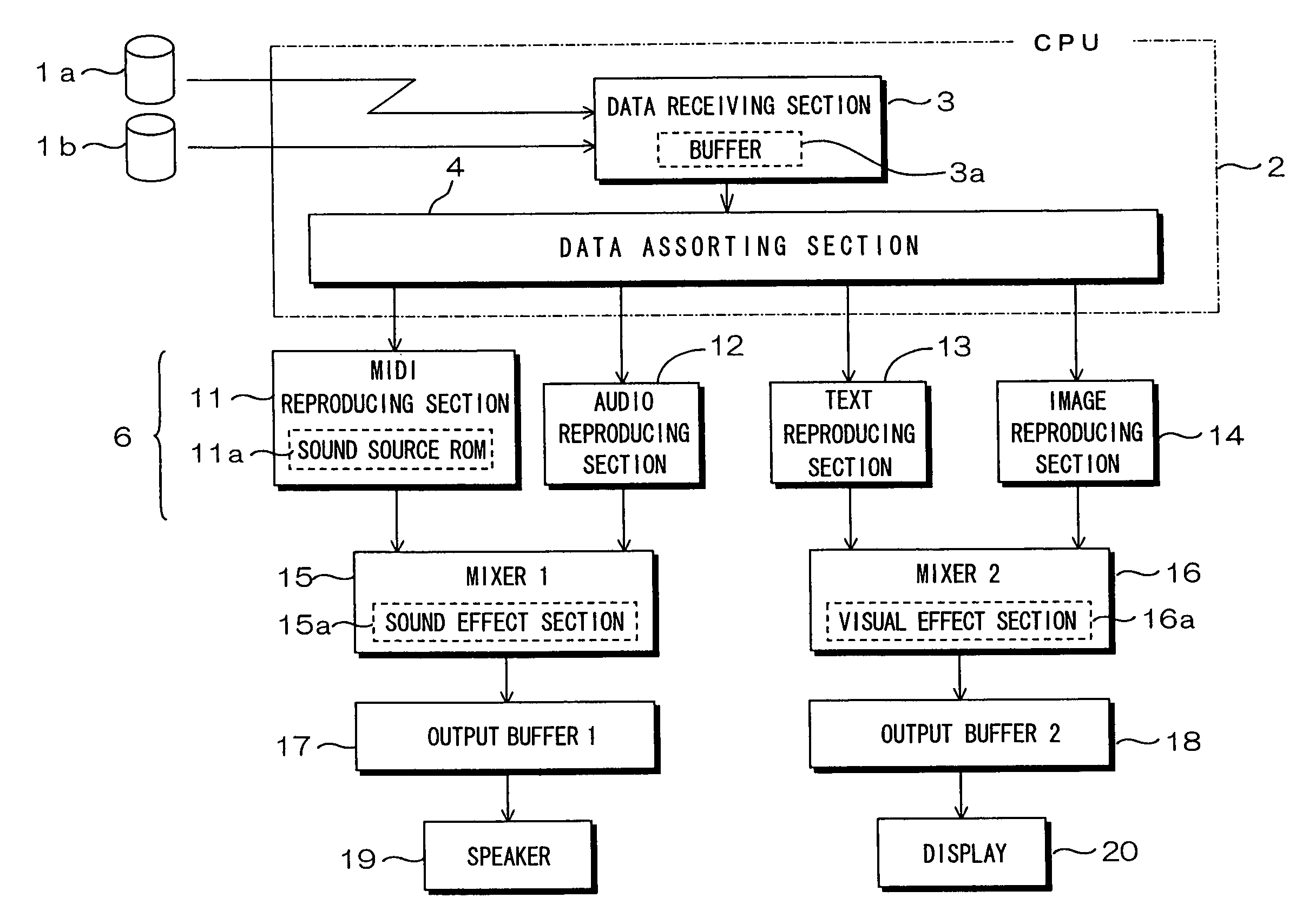 Data reproducing device, data reproducing method, and information terminal