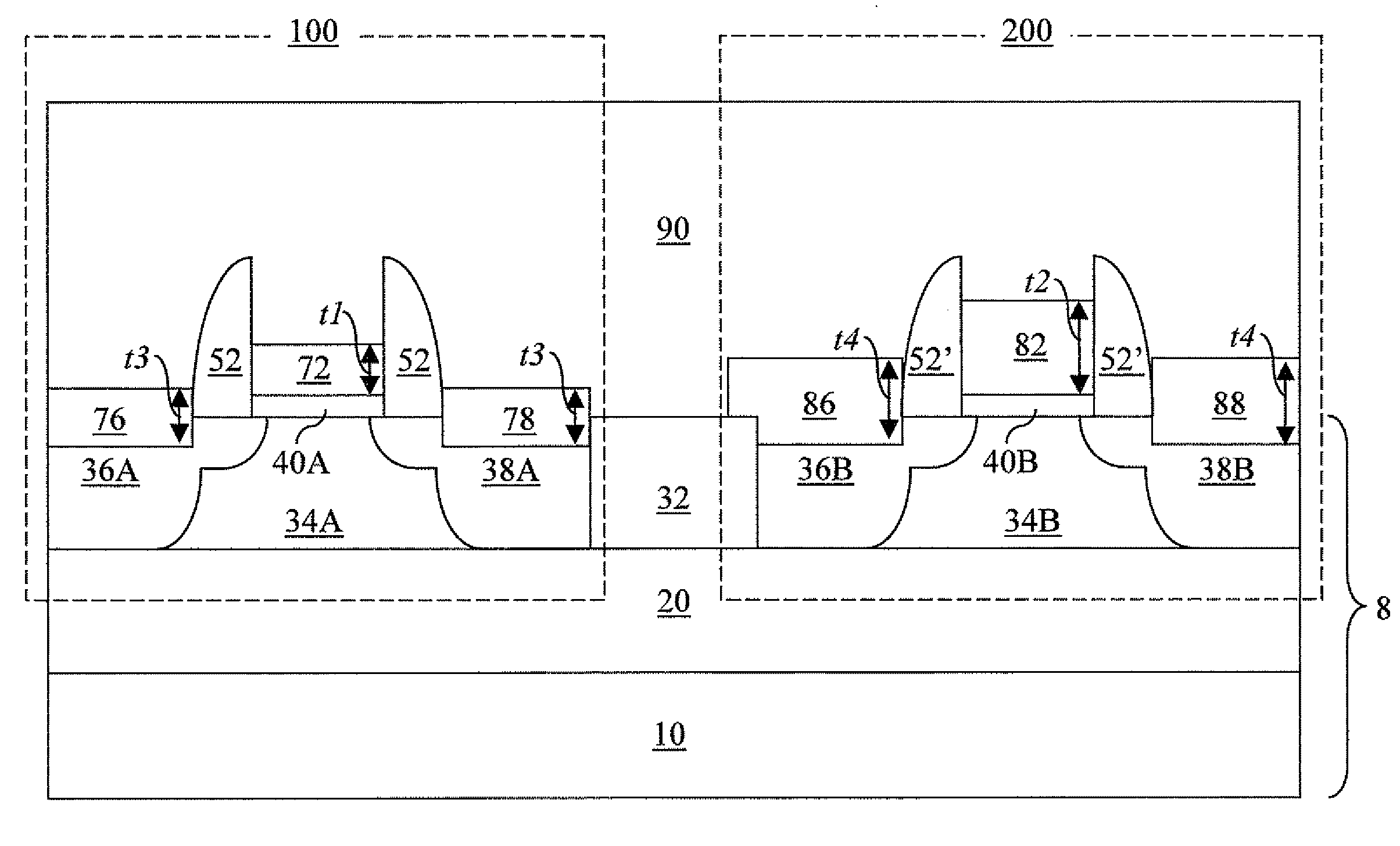 CMOS integration scheme employing a silicide electrode and a silicide-germanide alloy electrode