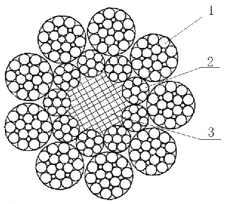 High-nitrogen nickel-free super double-phase stainless steel wire rope for high-speed elevator and manufacturing method thereof