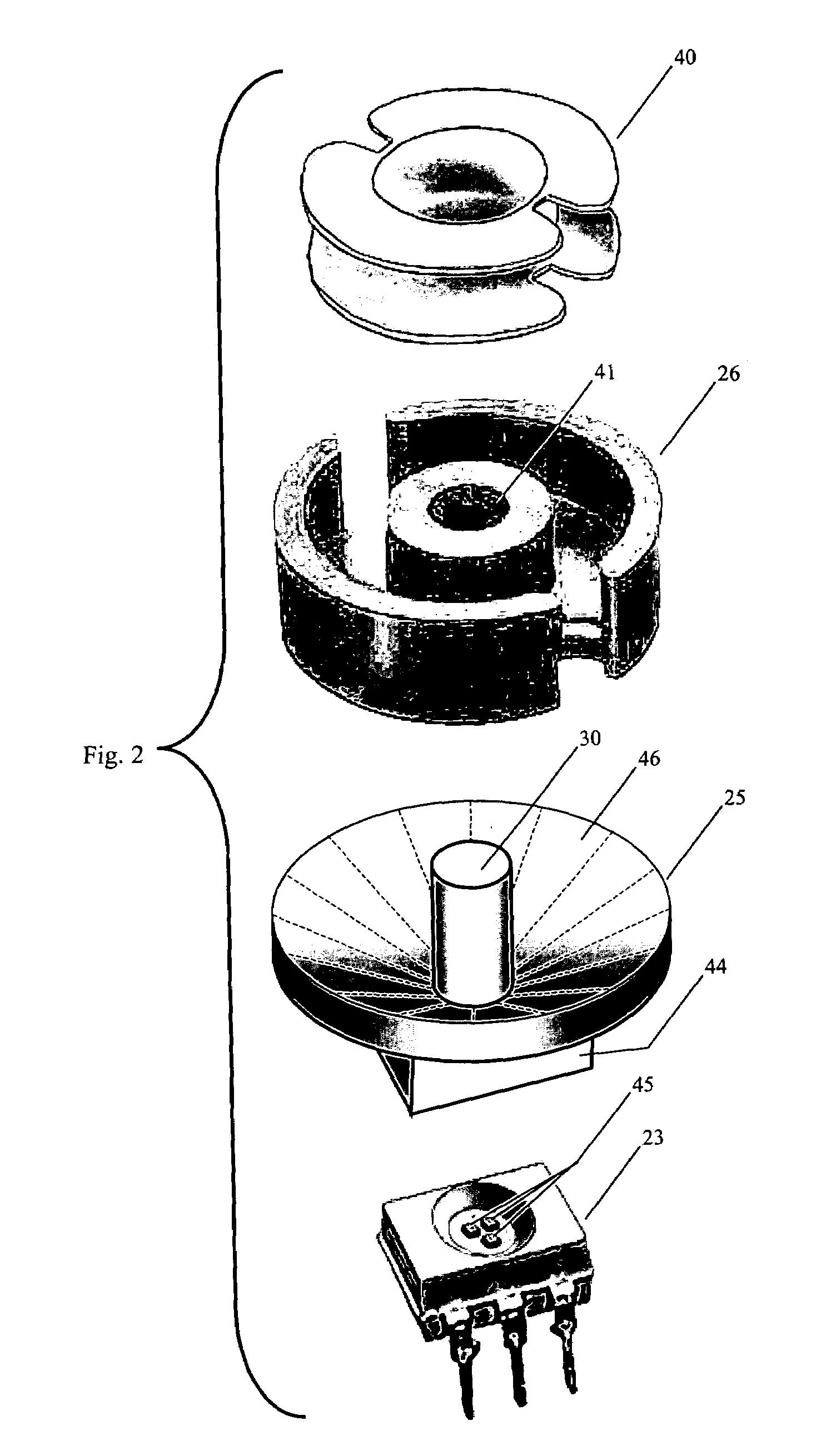 Shielded RFID transceiver with illuminated sensing surface