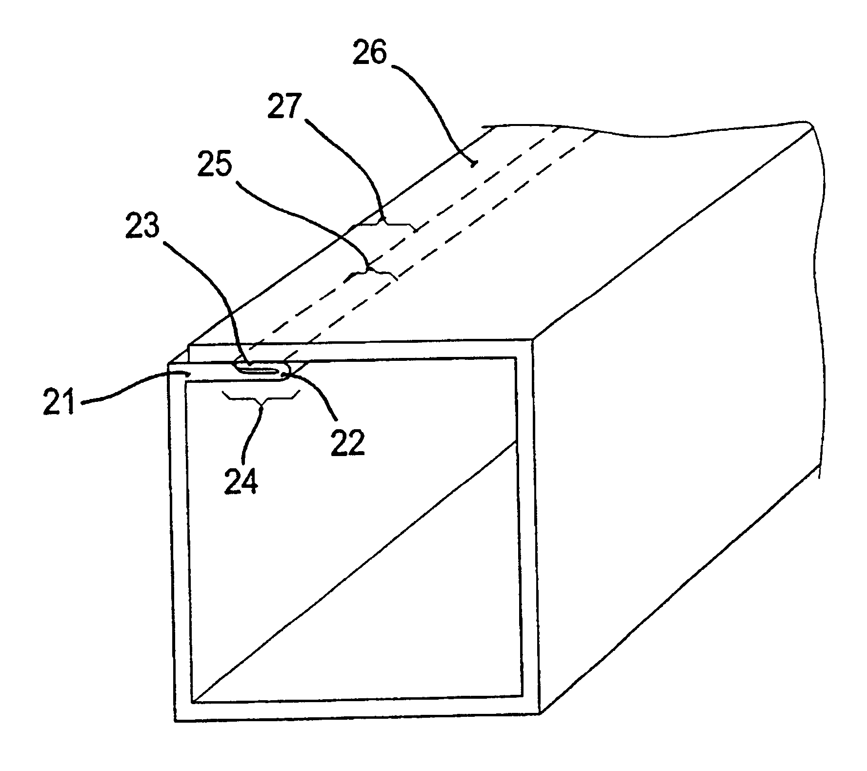 Packaging container for the cold storage of liquid foods and a method of producing the packaging container