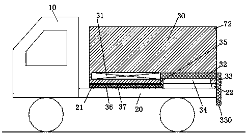 Improved gravel conveying tilting cart for building construction