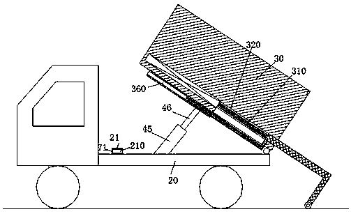 Improved gravel conveying tilting cart for building construction