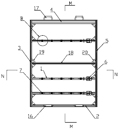 Method for batch-coating epoxy resin on corner insulation box of LNG (Liquefied Natural Gas) ship liquid cargo tank