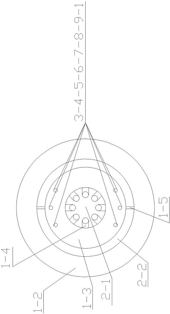 Device for thermal substance separation for integrated fuel gas-fuel oil salt-melting boiler