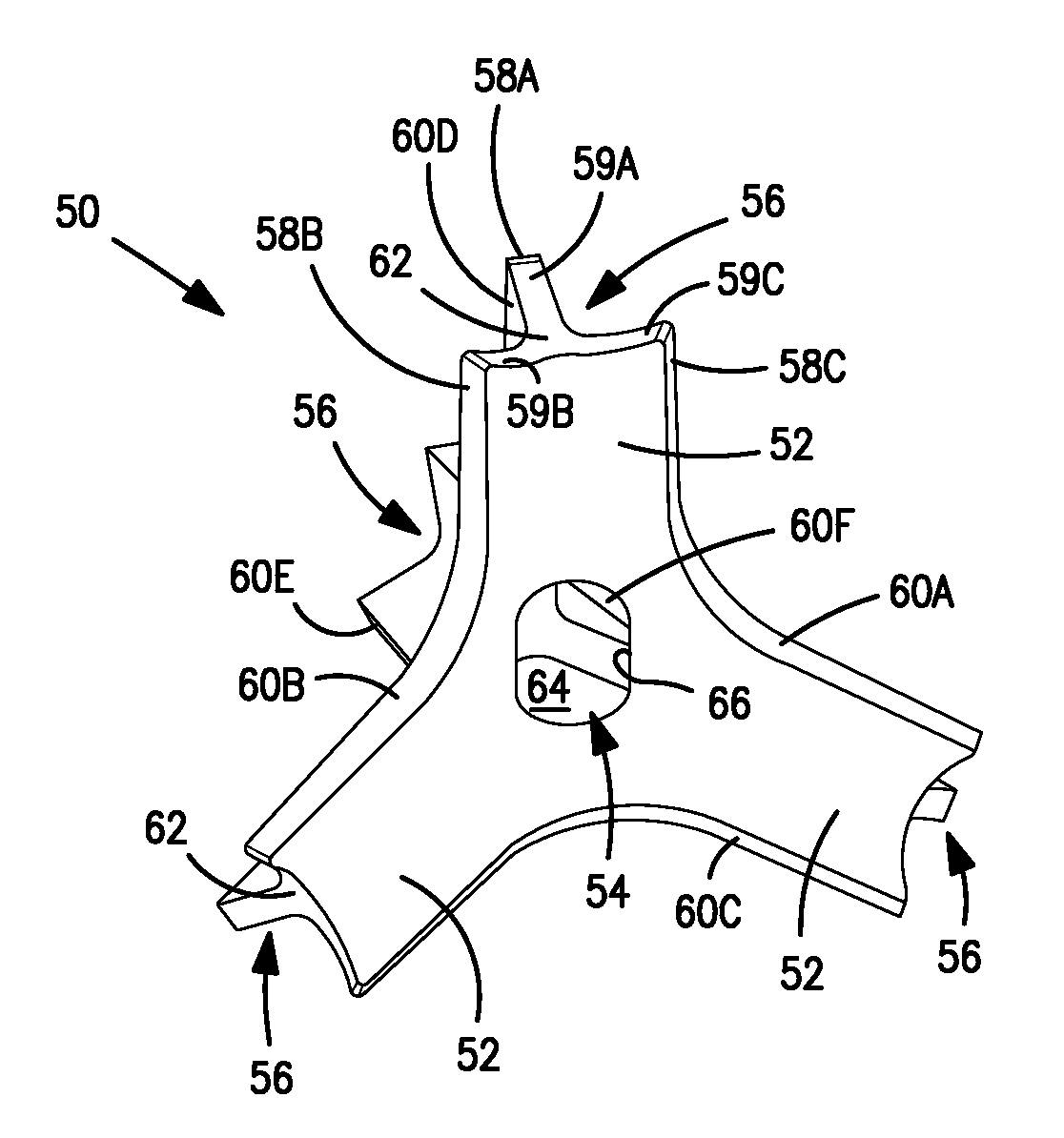 Self-righting golf ball tee