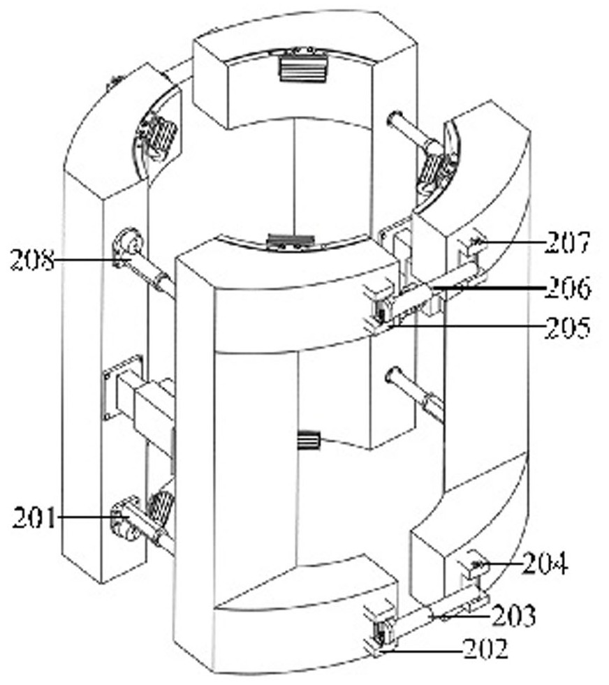 Multi-adaptive steel wire rope flaw detection robot and use method thereof