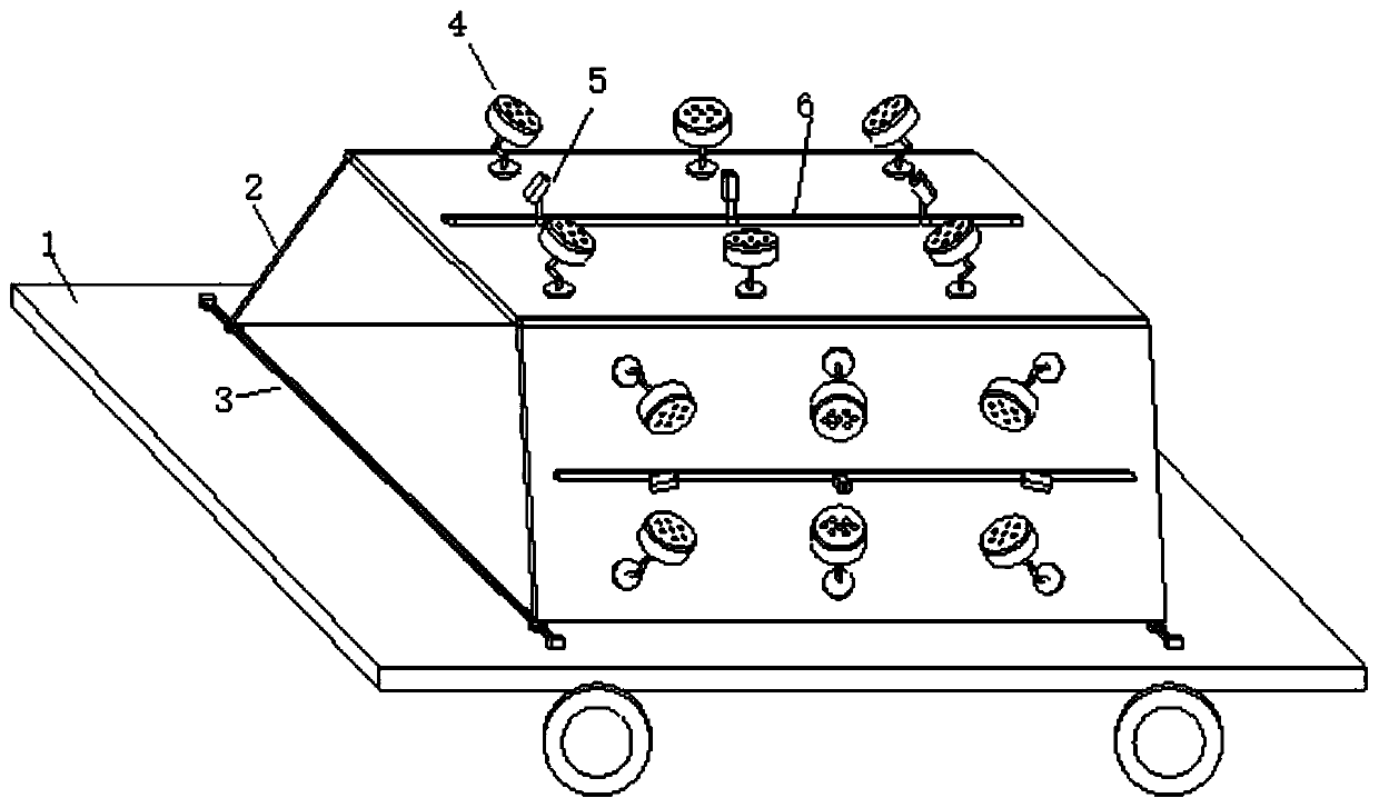 Automatic detection system device and method for apparent diseases of highway tunnel and subway tunnel