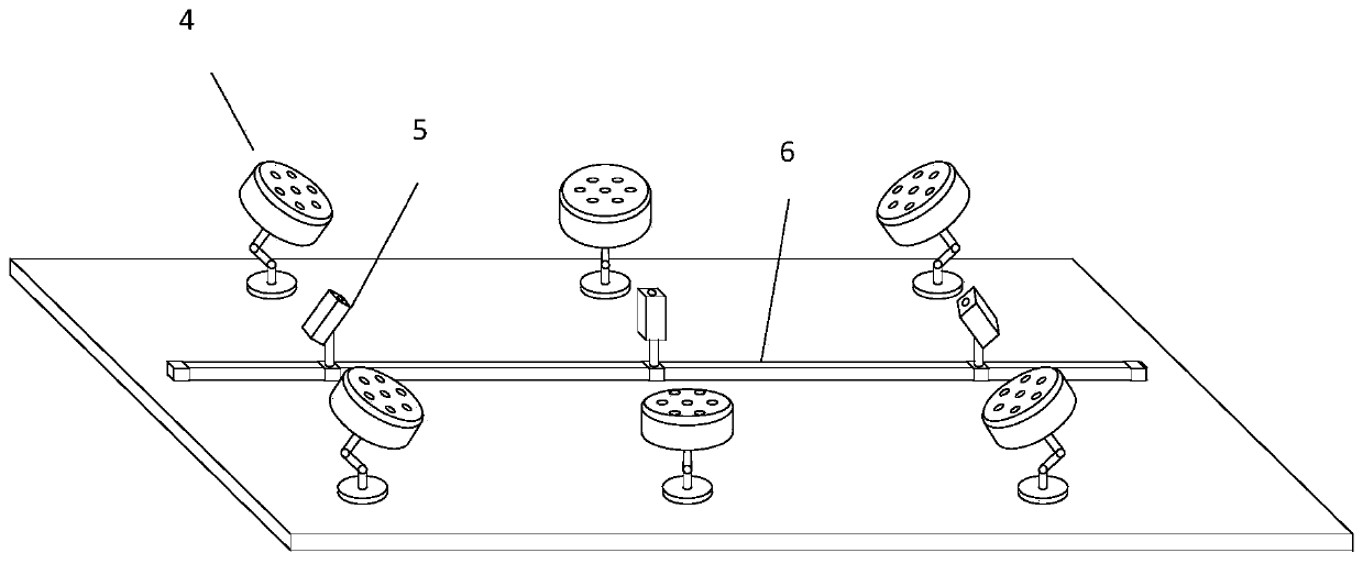 Automatic detection system device and method for apparent diseases of highway tunnel and subway tunnel