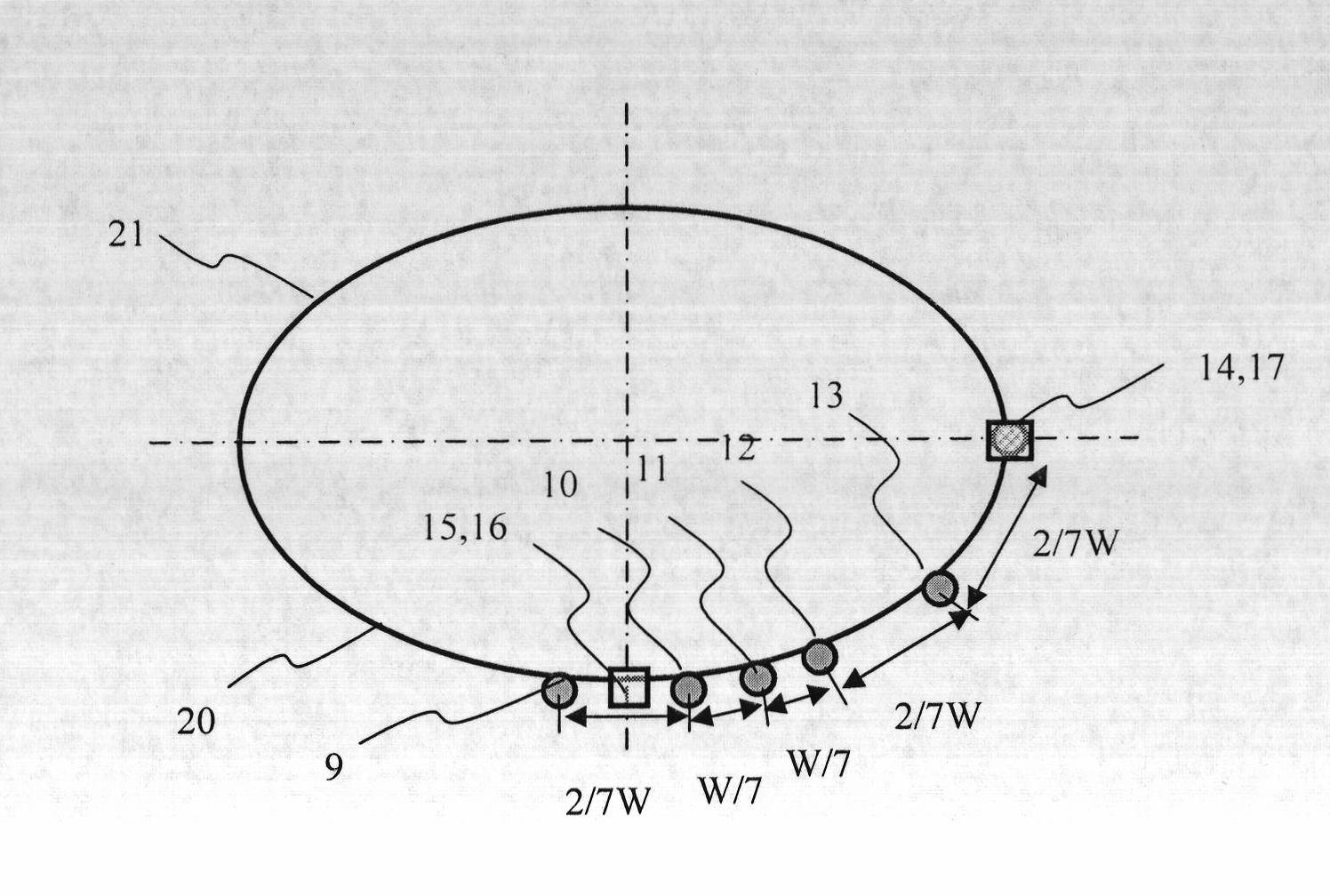 Method and device for arranging and positioning electrocardio-electrode