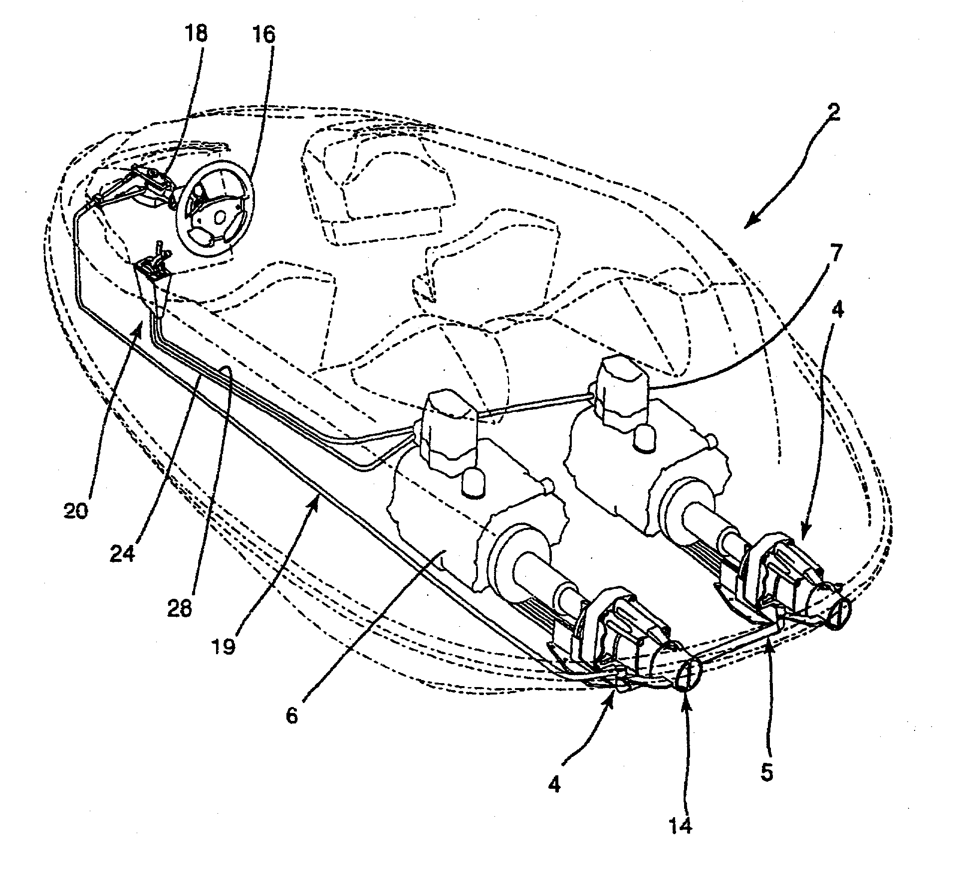 Watercraft with steer-responsive throttle