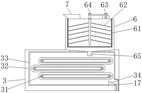 Pig manure cleaning device for pig farm