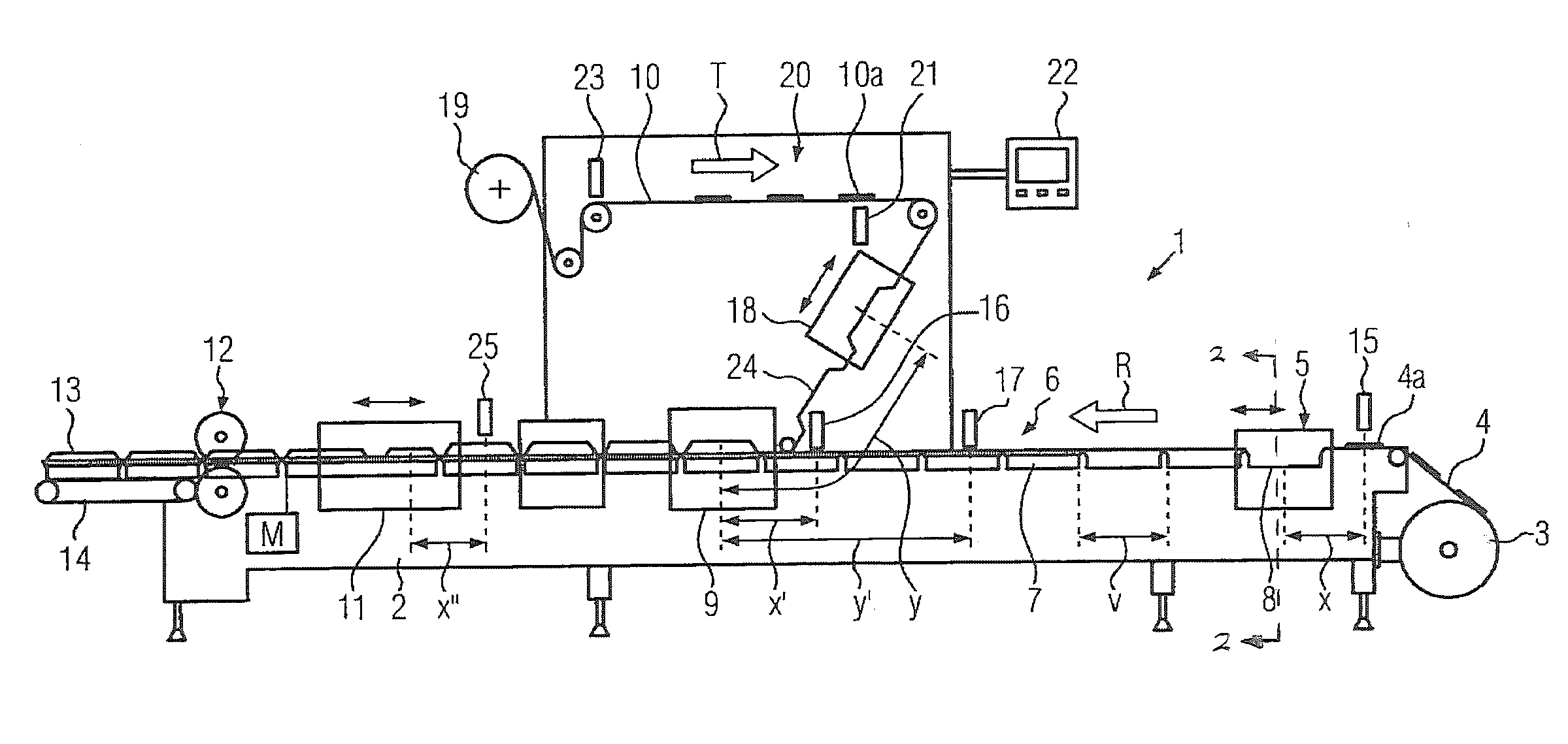 Thermo-forming packaging machine and method