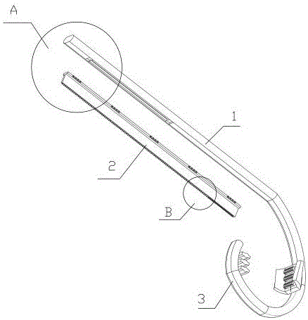 Cleaning arm saw