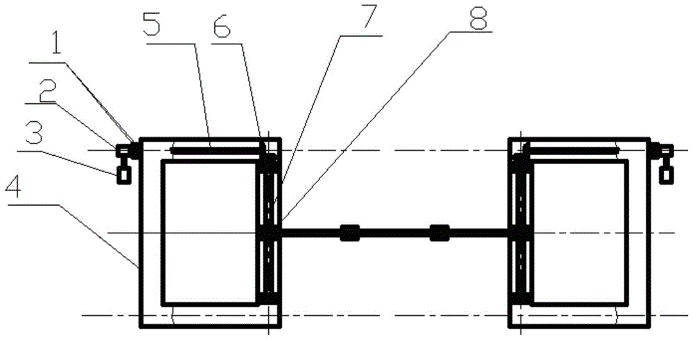 An automatic steering device for removing the dead point of the connecting rod