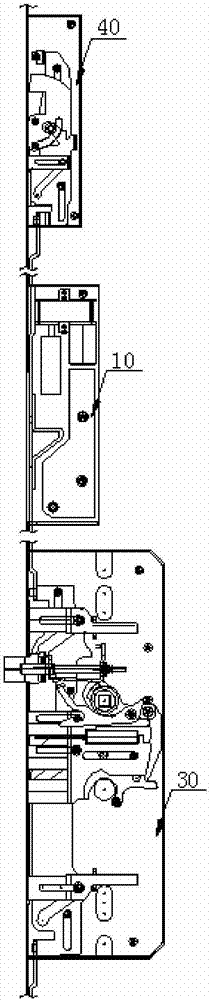 Multi-lock-cylinder linkage electronic lock