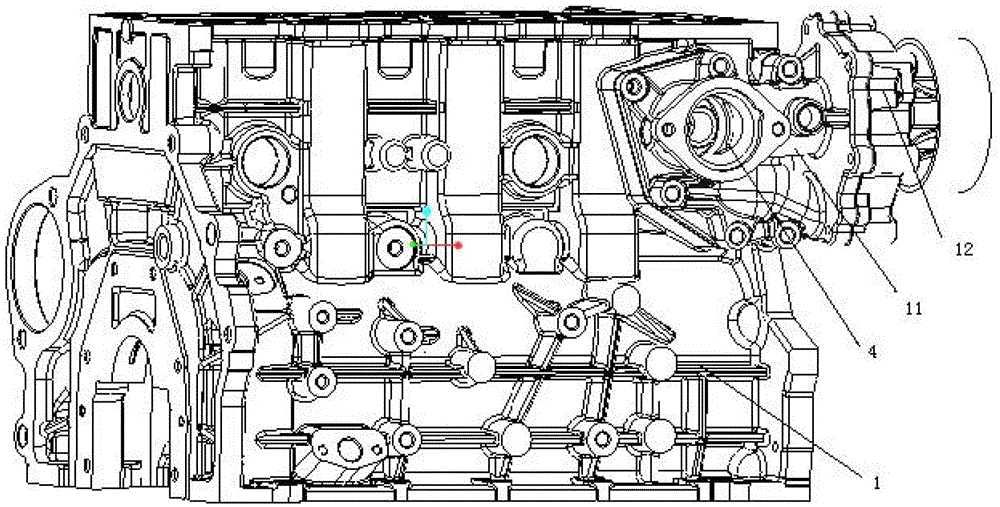 A diesel engine cooling system