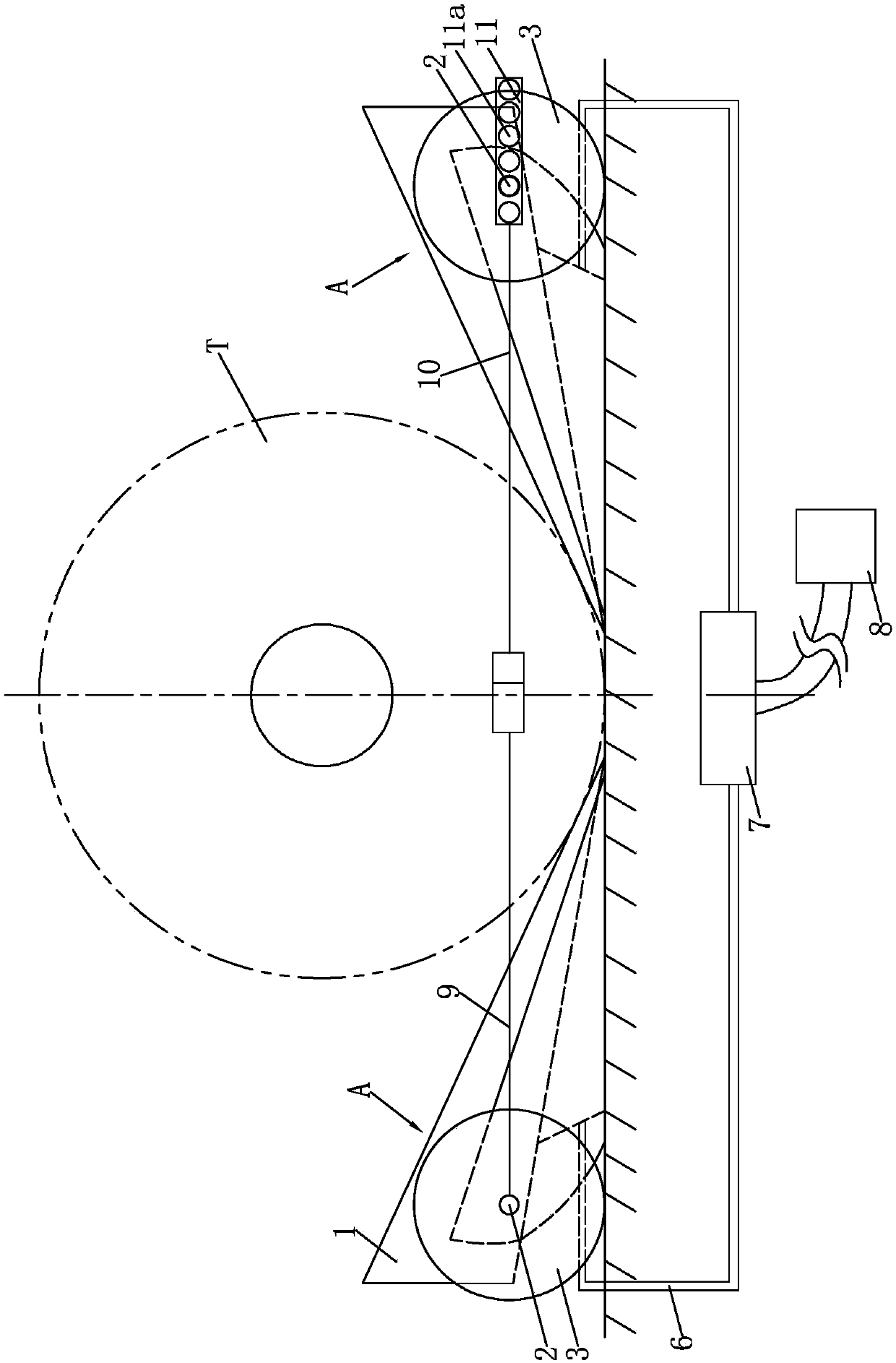 Vehicle lifting jack used in transportation field