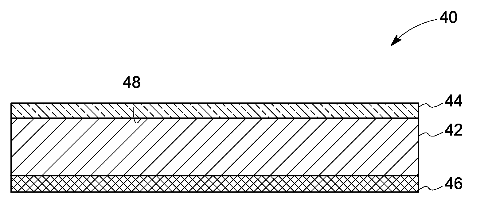 Coated polymer dielectric film