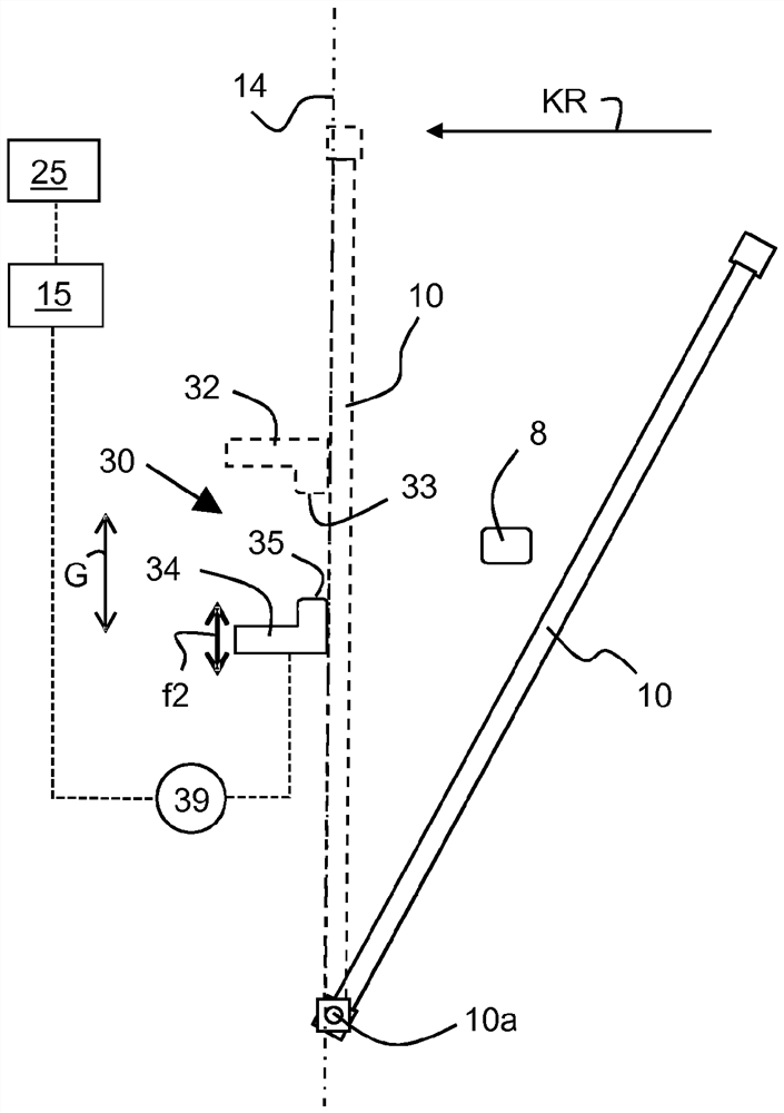 Loom and method for guiding a woven fabric in a loom