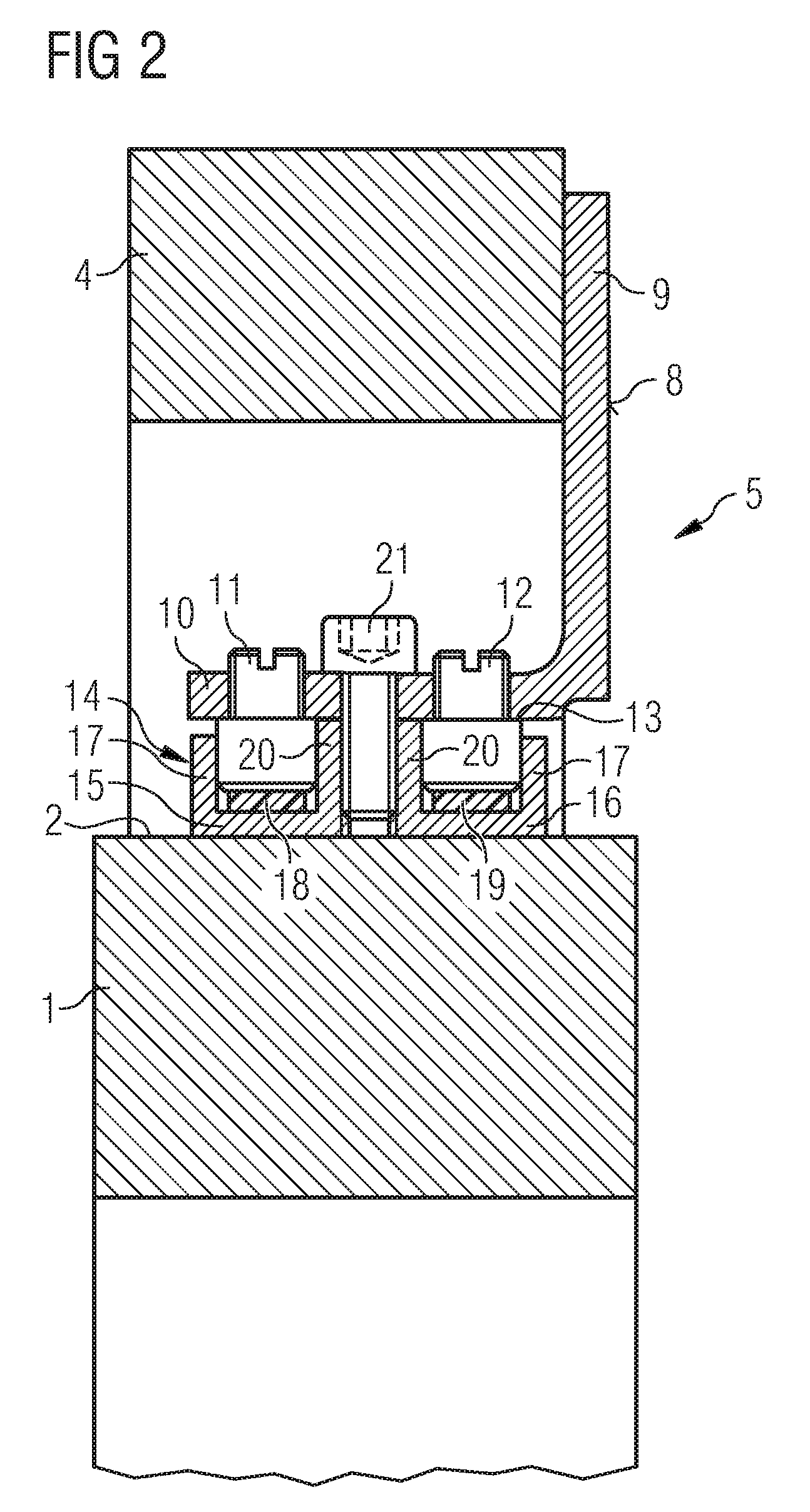 Unison ring assembly for an axial compressor casing