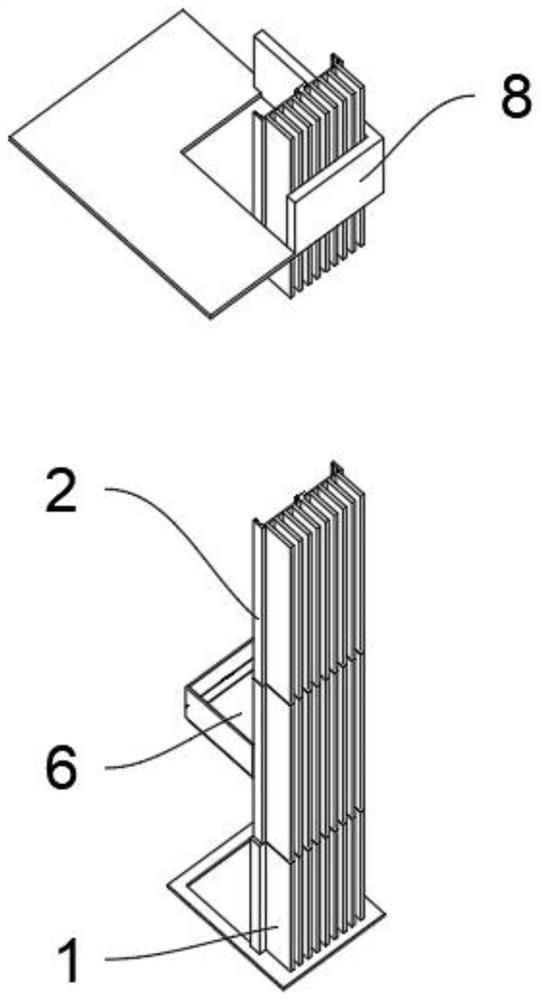 Single-way ascending conveying mechanism based on building construction manual climbing