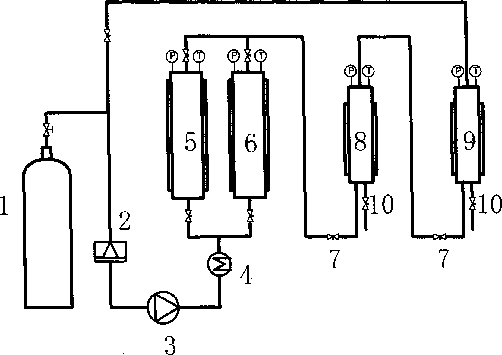 Method of extracting safflower oil using super-critical carbon dioxide