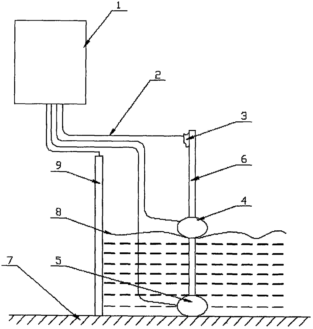 A remote monitoring device and monitoring method for offshore wind power foundation cathodic protection