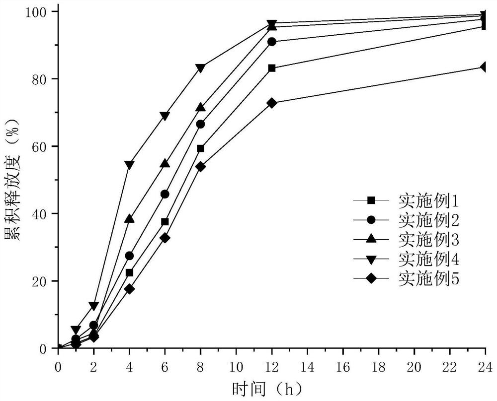 Epalrestat sustained release preparation and preparation method thereof