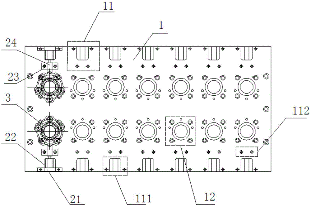 A planetary disk ball socket processing tooling fixture for a vehicle air-conditioning compressor