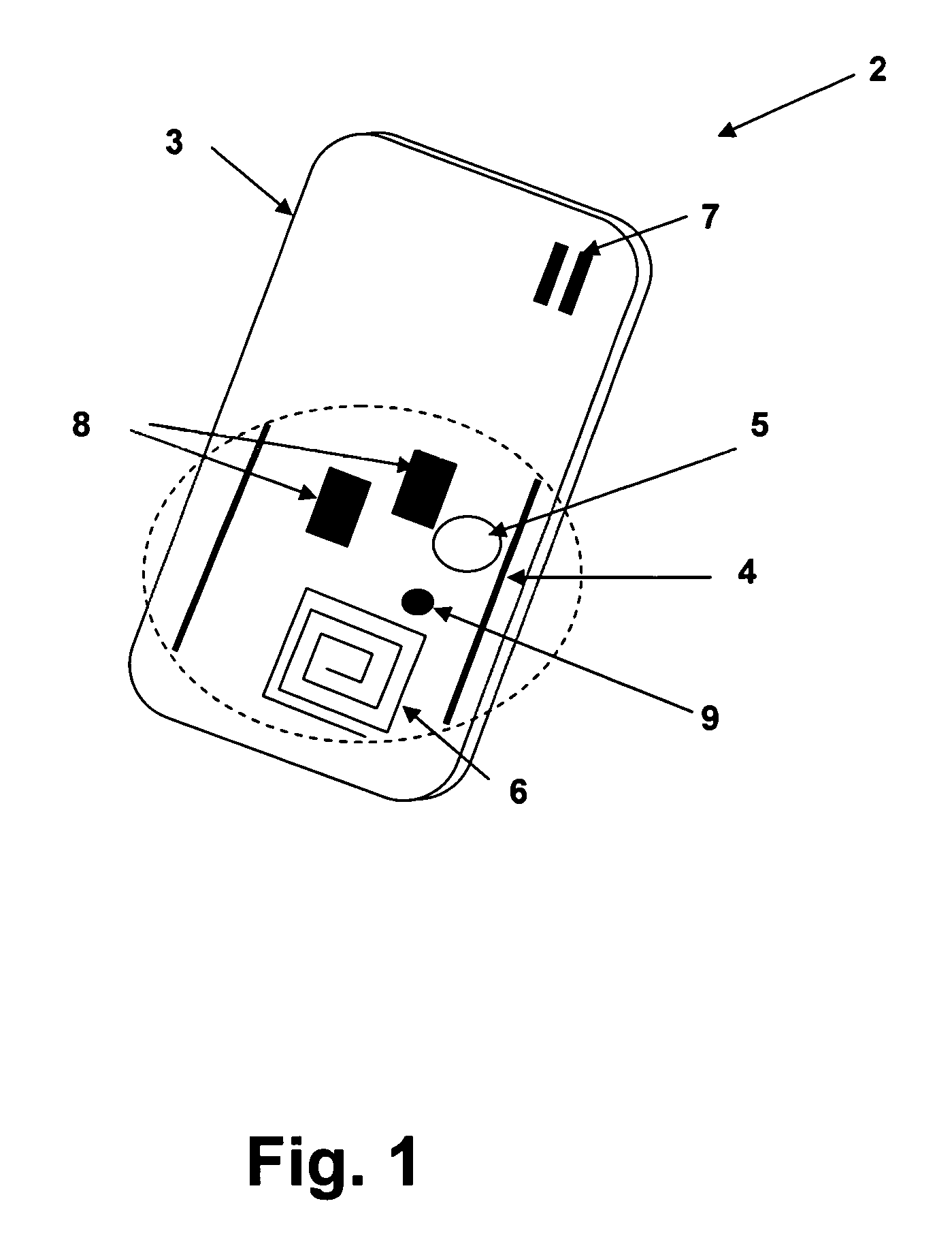 Radio-frequency identification (RFID) tag employing unique reception window and method therefor