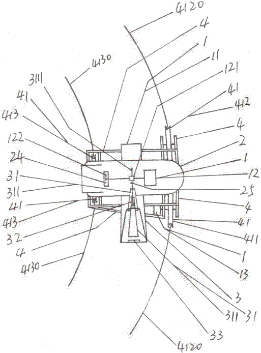 A kind of electromechanical badminton serving equipment