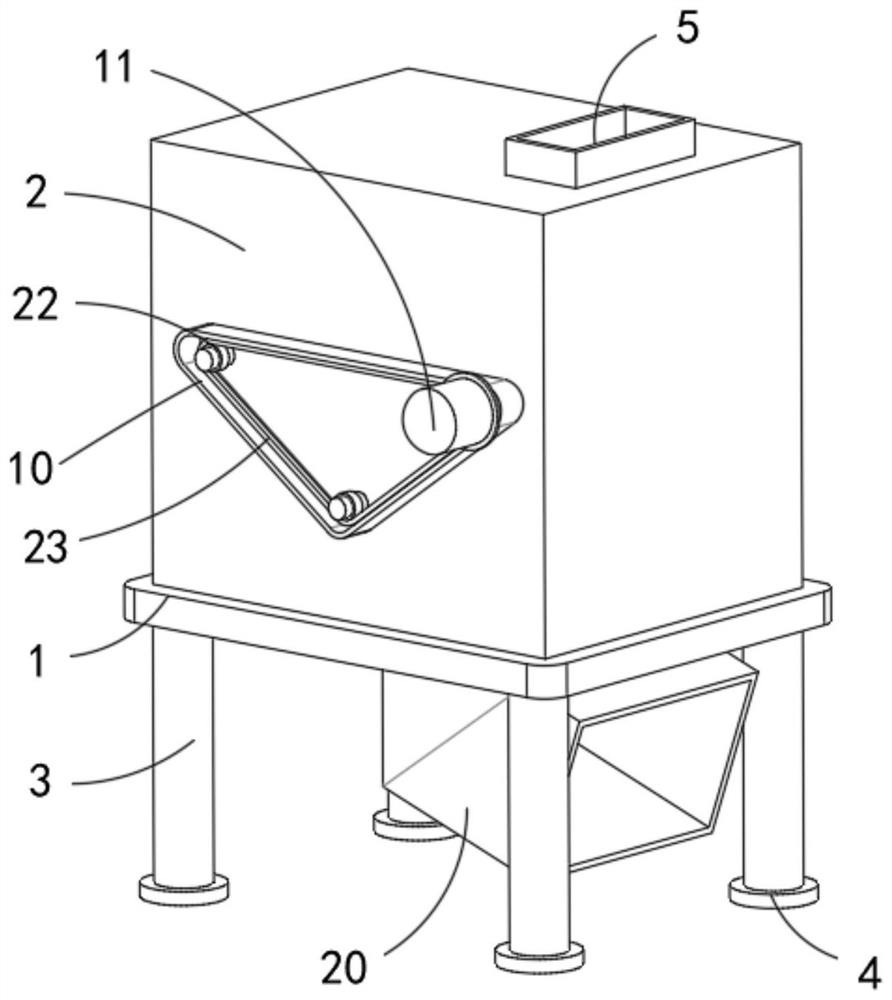 Turnover type food processing and drying device