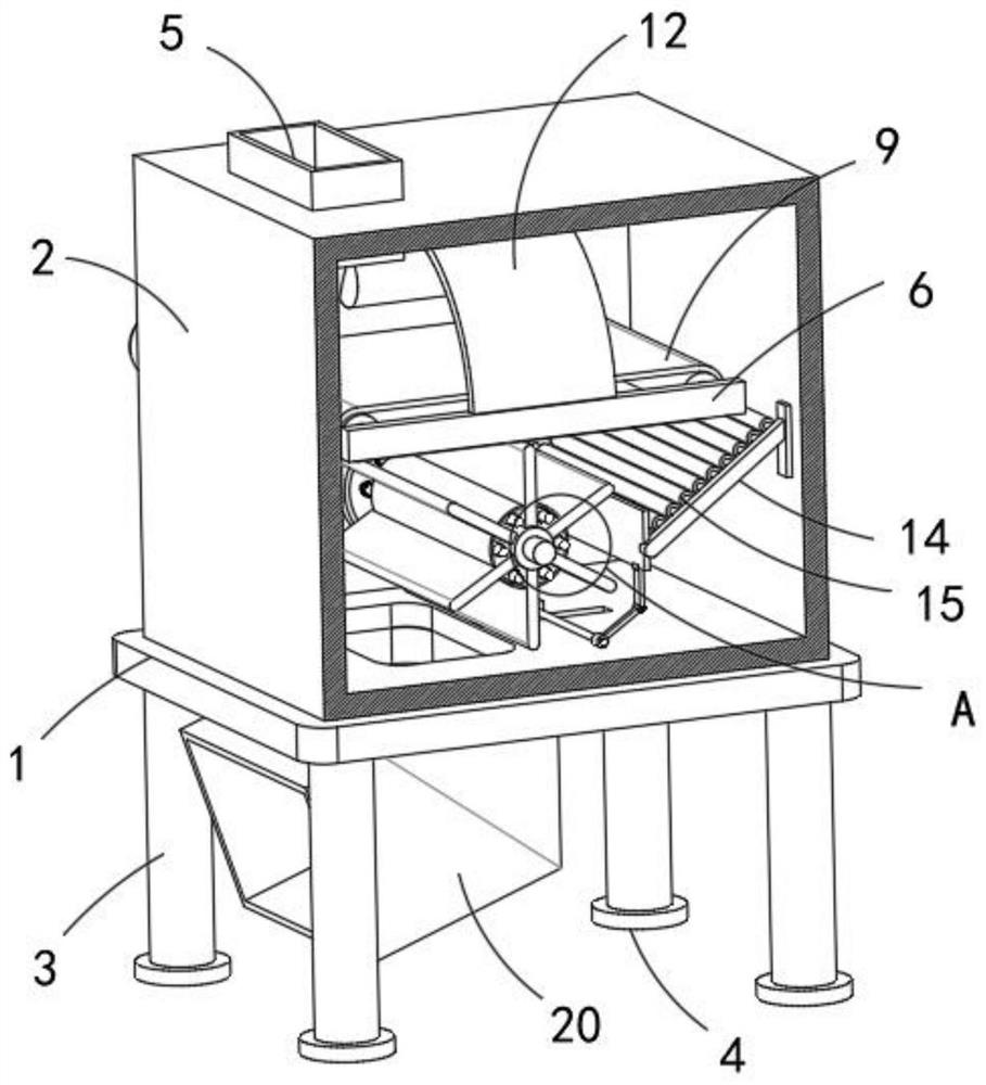 Turnover type food processing and drying device