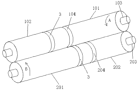 Segmental roller of textile machinery