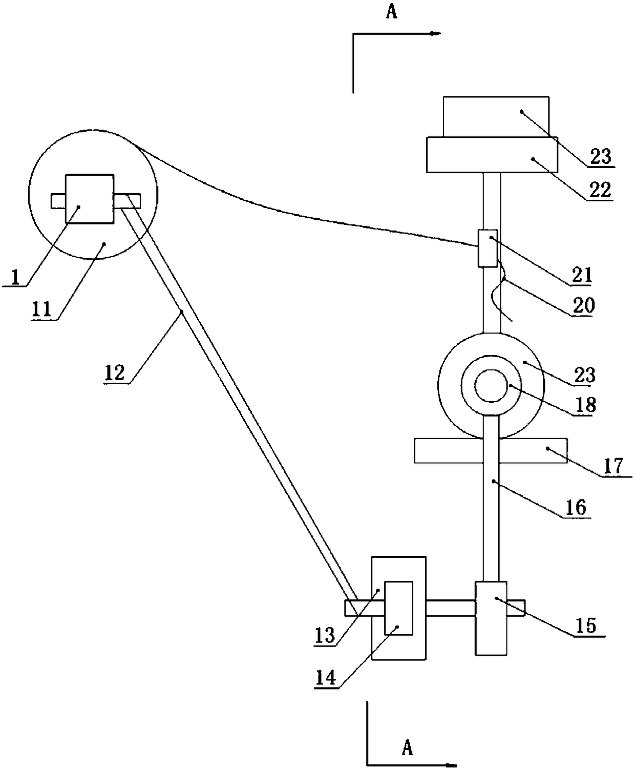 Winding machine for spinning