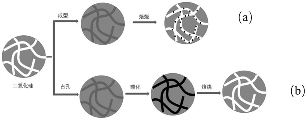 Porous silicon dioxide carrier and preparation method and application thereof