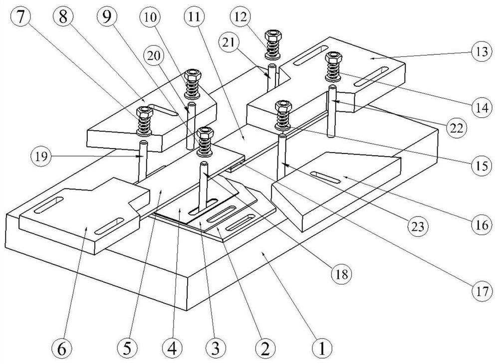 Device and method for preparing bonding test sample piece