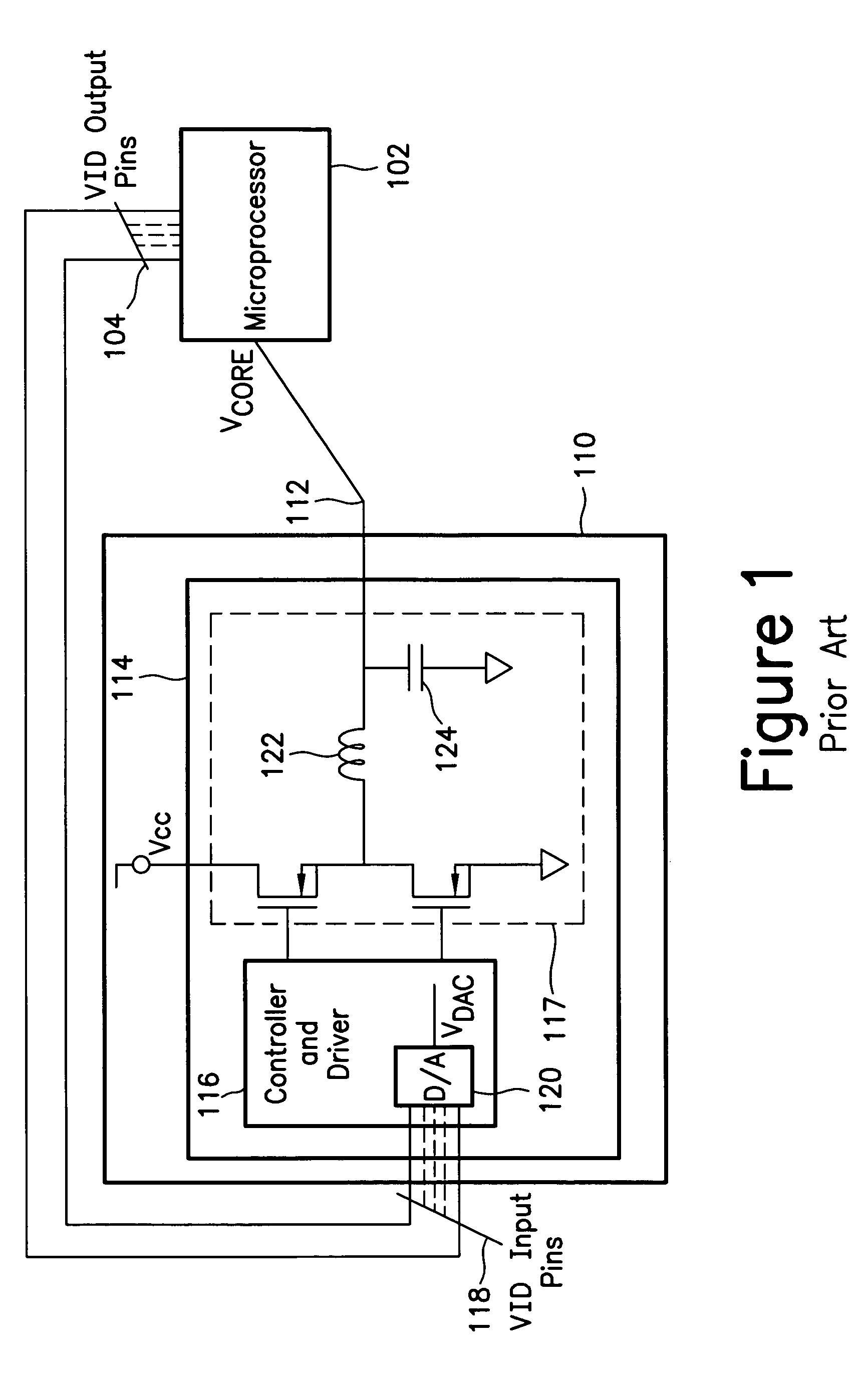 Regulator for reducing power supply transient voltages