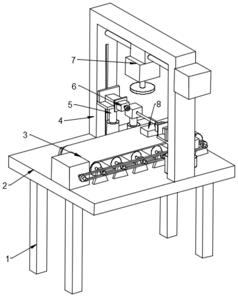 Metal pipe section deburring device for electromechanical machining