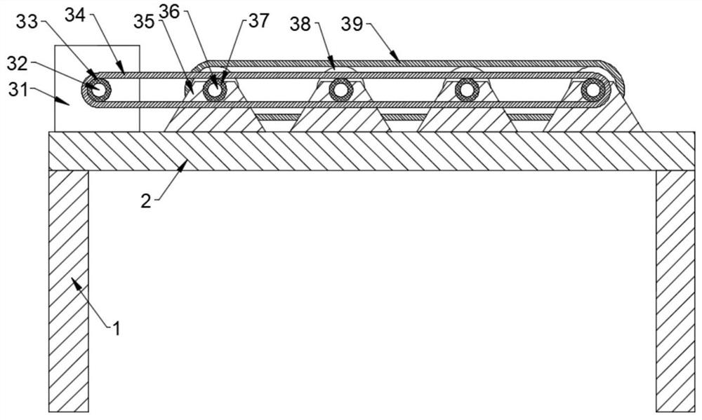 Metal pipe section deburring device for electromechanical machining