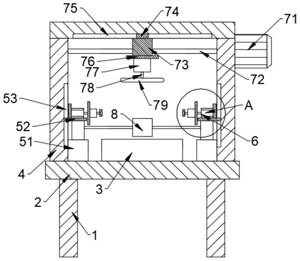 Metal pipe section deburring device for electromechanical machining