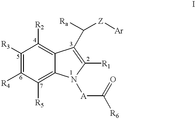 Substituted indolealkanoic acids